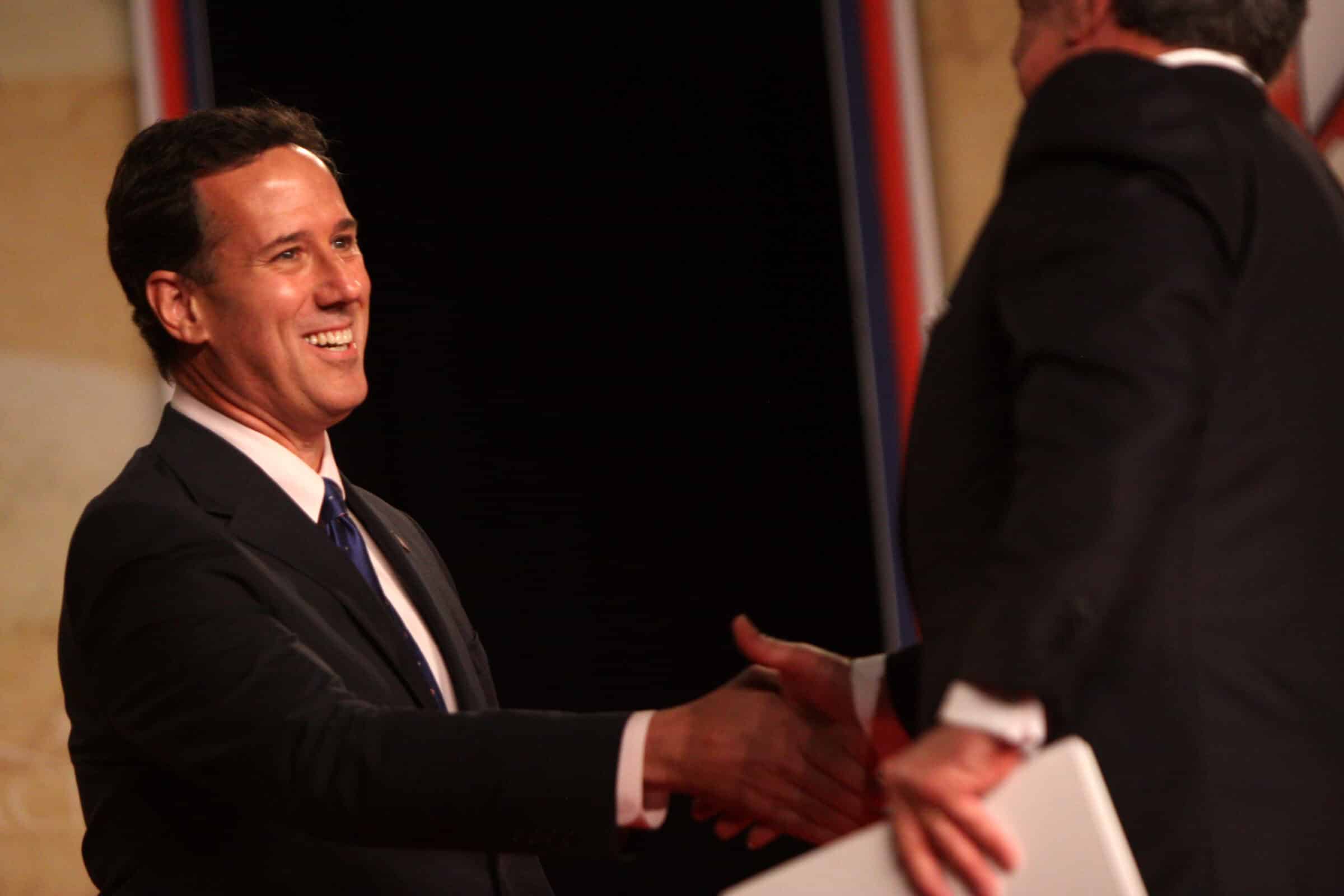 Former Senator Rick Santorum speaking at CPAC FL in Orlando, Florida.
