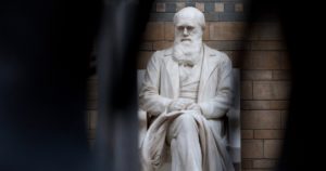 Charles Darwin statue