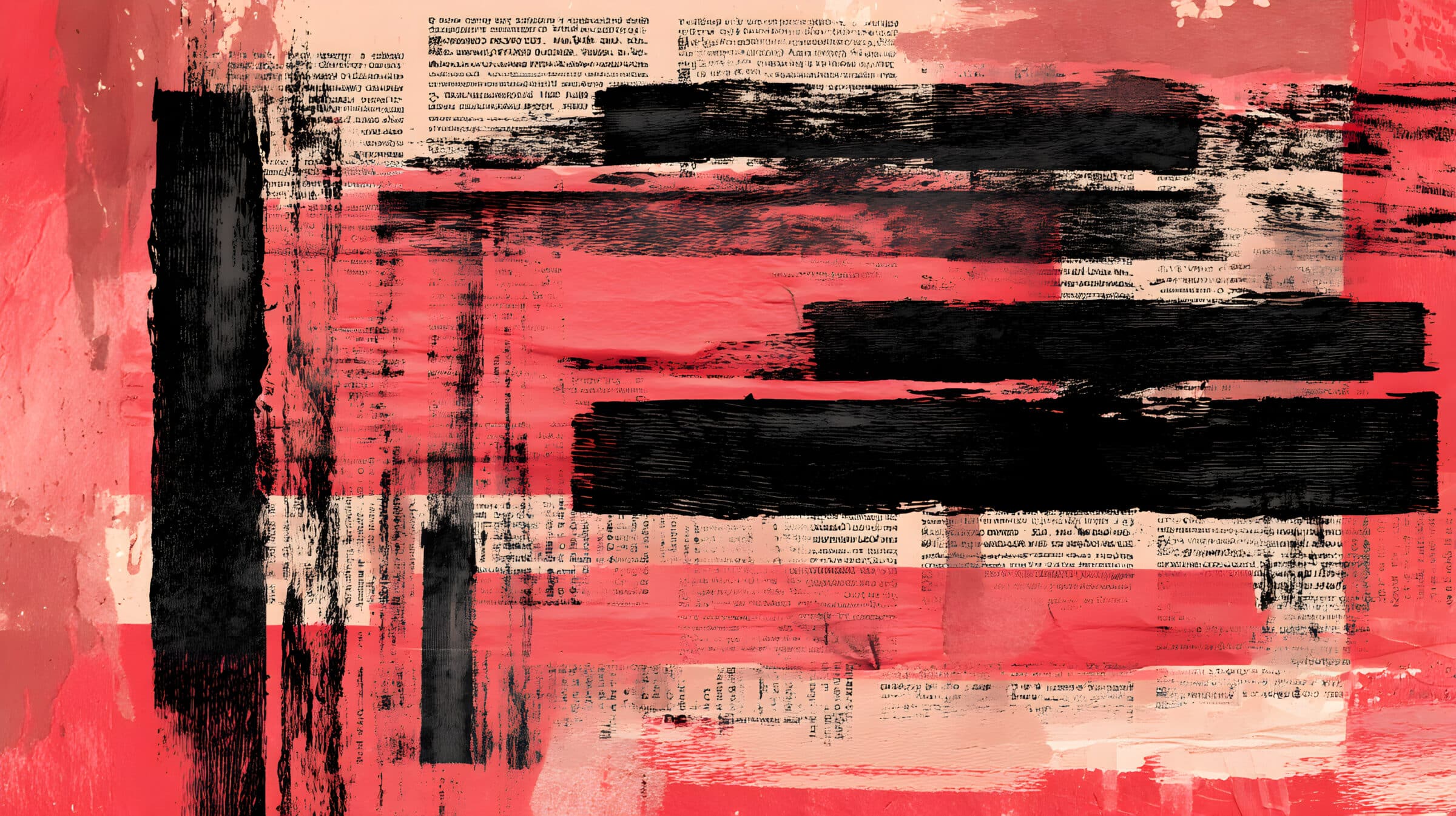 A heavily redacted document, marked by thick black lines obscuring most of its content, representing the deliberate obscuration of knowledge and truth. Obscure. Illustration