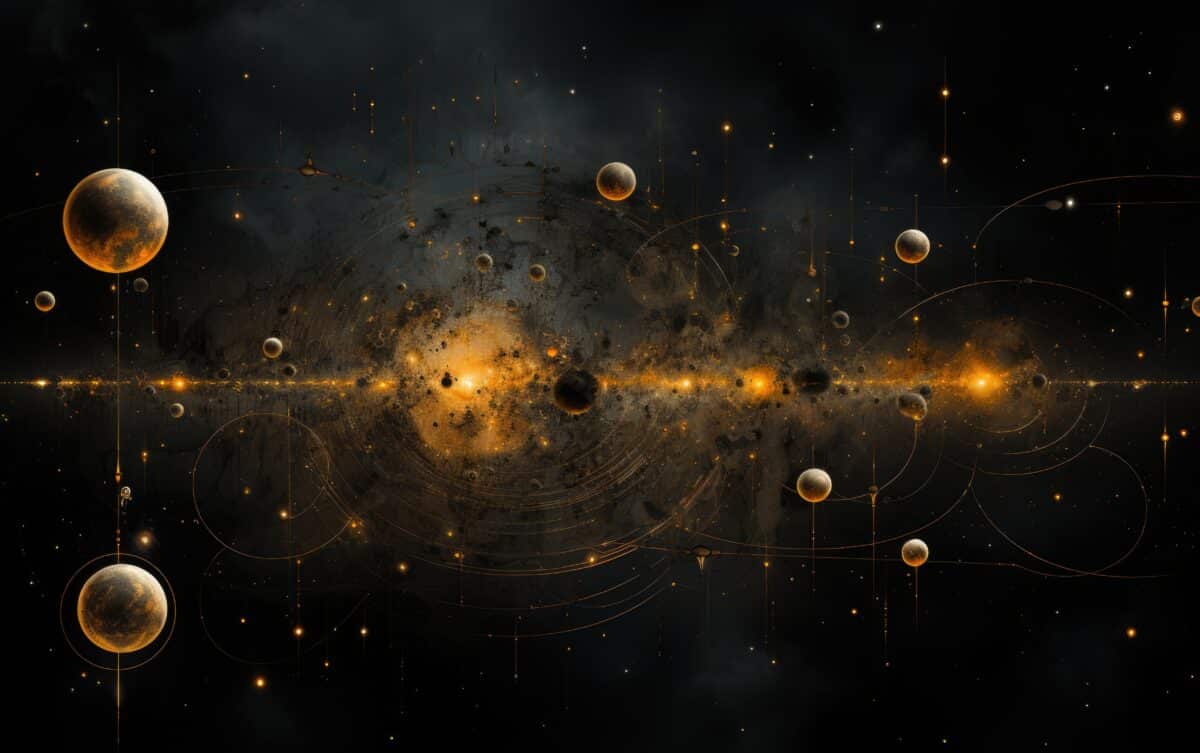 Golden dimensions multiverse planets.