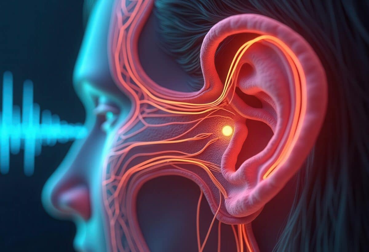 Human Auditory System: Inner Ear Anatomy and Nerve Pathways