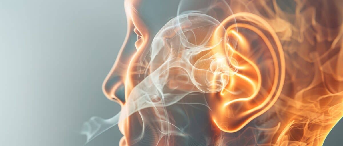 Visualization of the vestibular system within the ear, highlighting its importance in maintaining balance and orientation 3D illustration