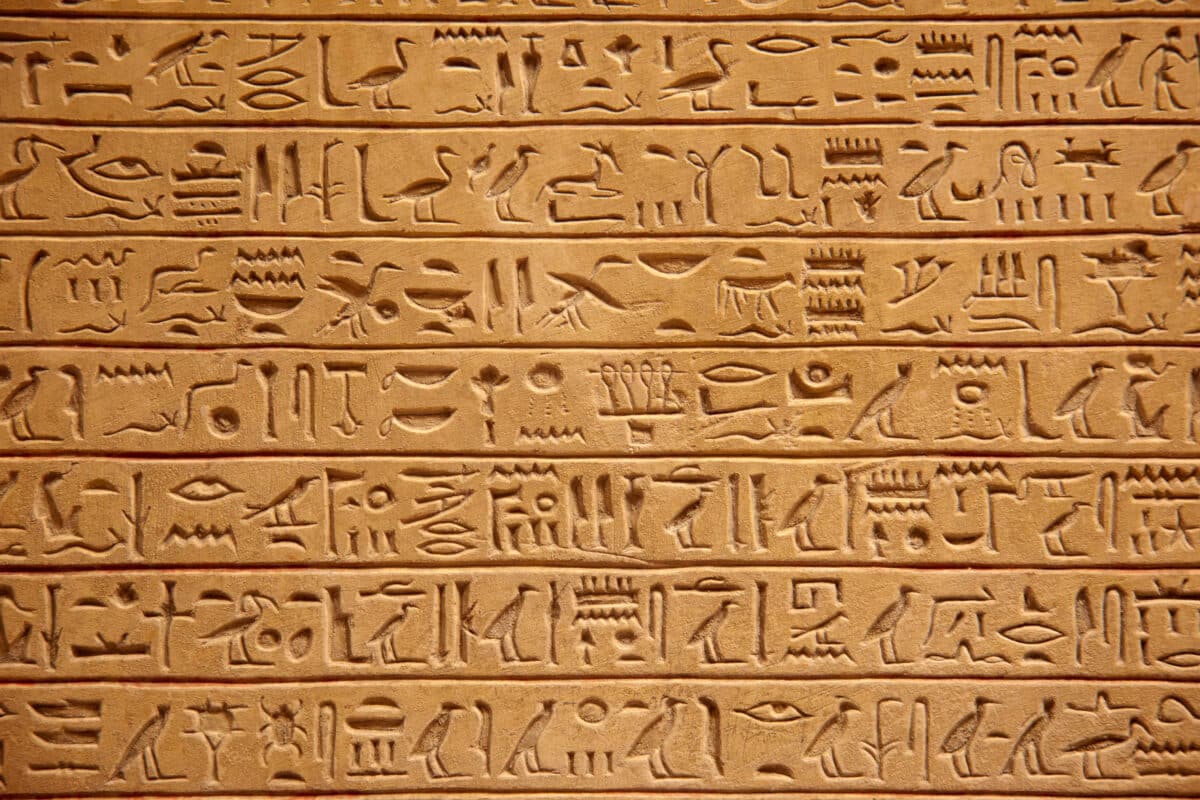 Egyptian hieroglyphics