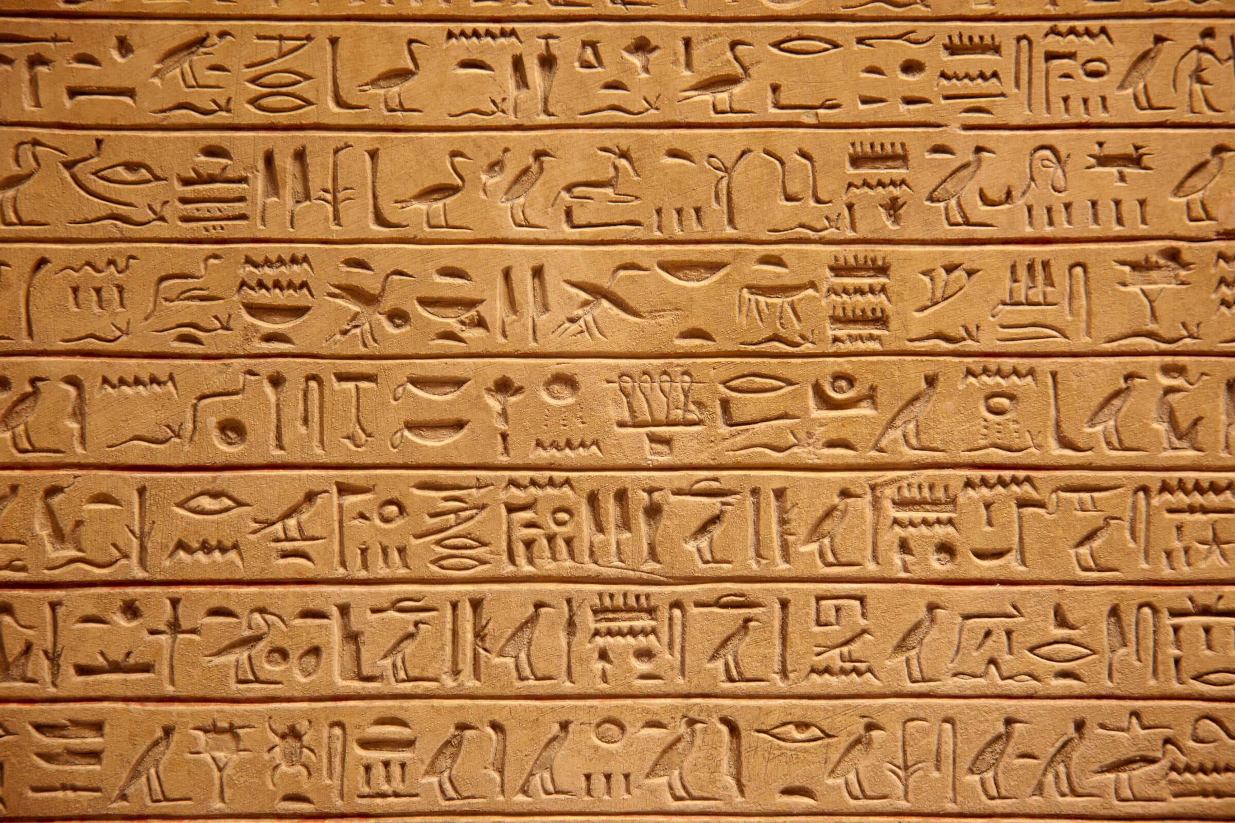 Egyptian hieroglyphics