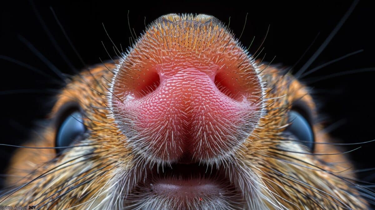 Close-up of a mouse's nose