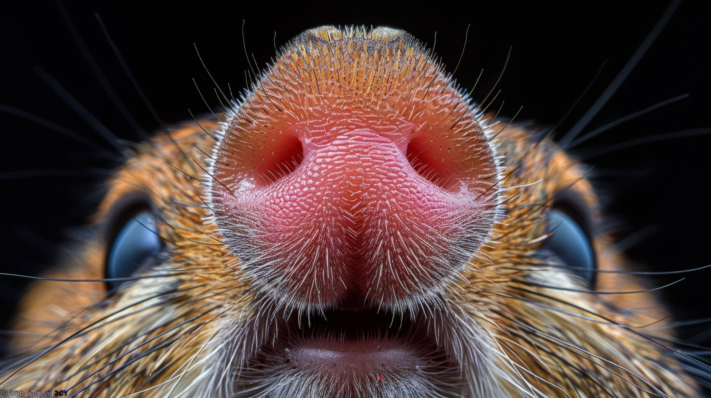 Close-up of a mouse's nose